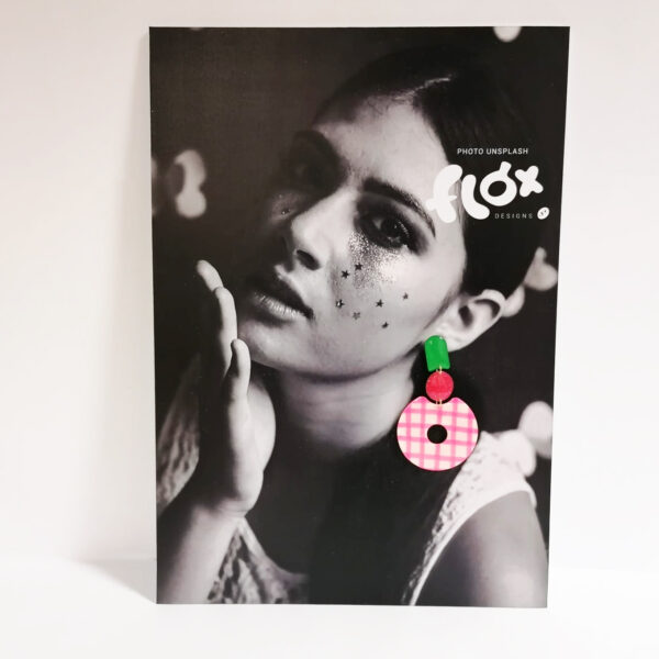 Boucles d'oreilles - Bagel Vichy