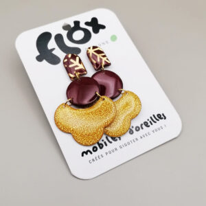 Floxdesigns - Boucles d'oreilles - Cloud - Gold