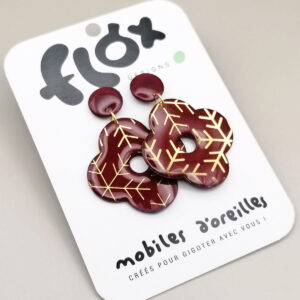 Floxdesigns - Boucles d'oreilles - Clover - Flocons