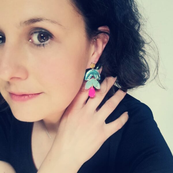 Floxdesigns - Boucles d'oreilles Les Primeroses - Les Bourgeonnes
