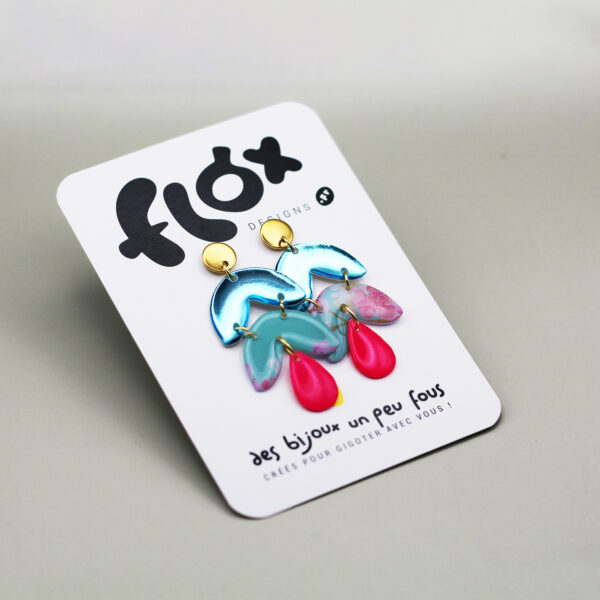 Floxdesigns - Boucles d'oreilles Les Primeroses - Les Bourgeonnes