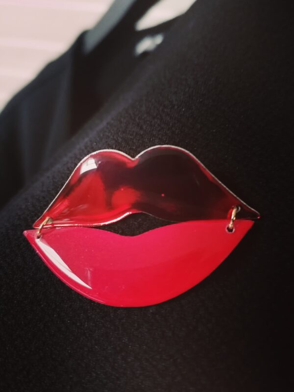 Broche Bioutche Bisou - Rouge – Image 4