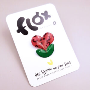 Floxdesigns - Broche Flœur Léopard