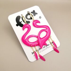 Floxdesigns - Boucles d'oreilles Les Audacieuses - Flaminga