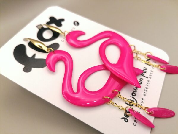 Floxdesigns - Boucles d'oreilles Les Audacieuses - Flaminga