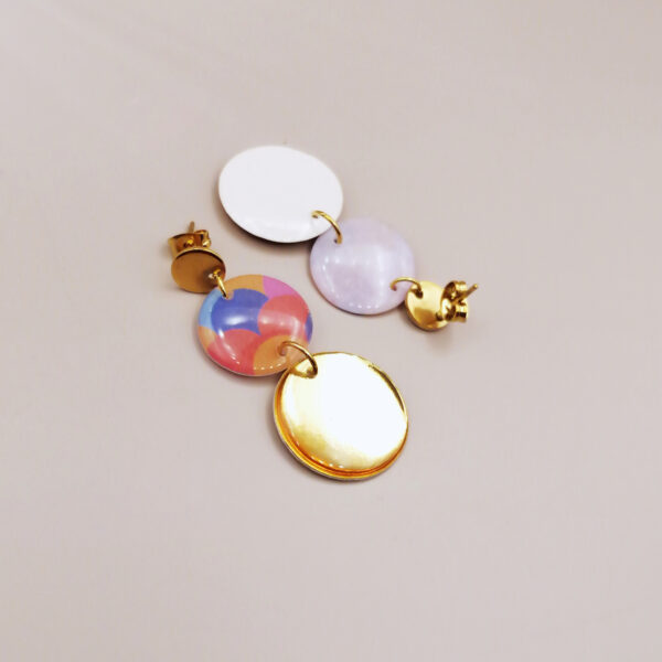 Floxdesigns - Boucles d'oreilles Les Écaillées - Circa
