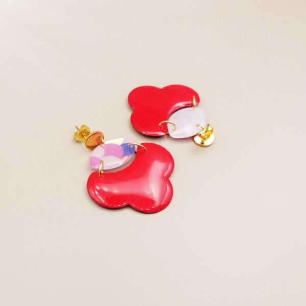 Floxdesigns - Boucles d'oreilles Les Écaillées - Coralia