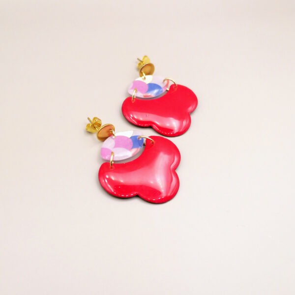 Floxdesigns - Boucles d'oreilles Les Écaillées - Coralia