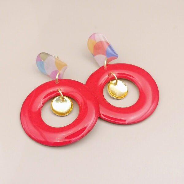 Floxdesigns - Boucles d'oreilles Les Écaillées - Crimera