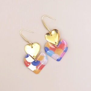 Floxdesigns - Boucles d'oreilles Les Écaillées - Nova Gold
