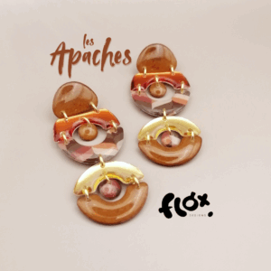 Floxdesigns - Boucles d'oreilles Les Apaches - Eyota