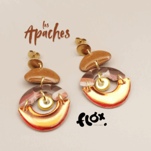 Floxdesigns - Boucles d'oreilles Les Apaches - Isha