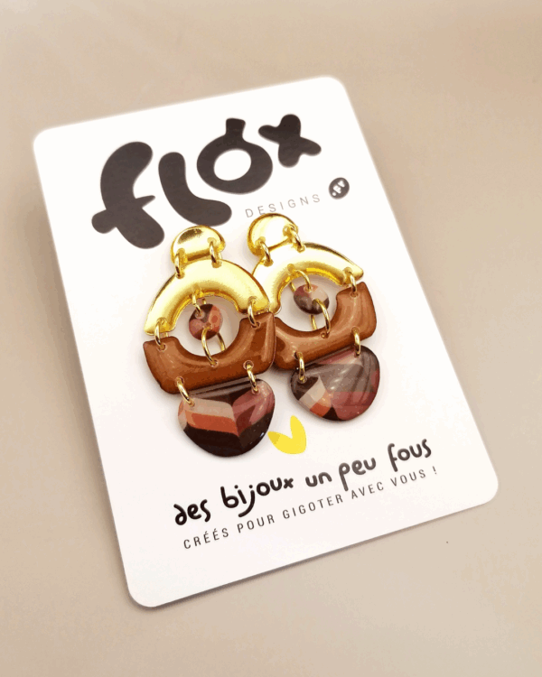 Floxdesigns - Boucles d'oreilles Les Apaches - Kiona