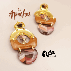 Floxdesigns - Boucles d'oreilles Les Apaches - Kiona