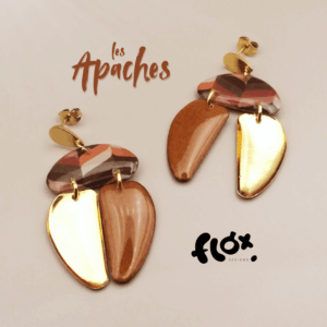 Floxdesigns - Boucles d'oreilles Les Apaches - Ozalee