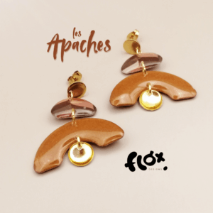 Floxdesigns - Boucles d'oreilles Les Apaches - Poloma