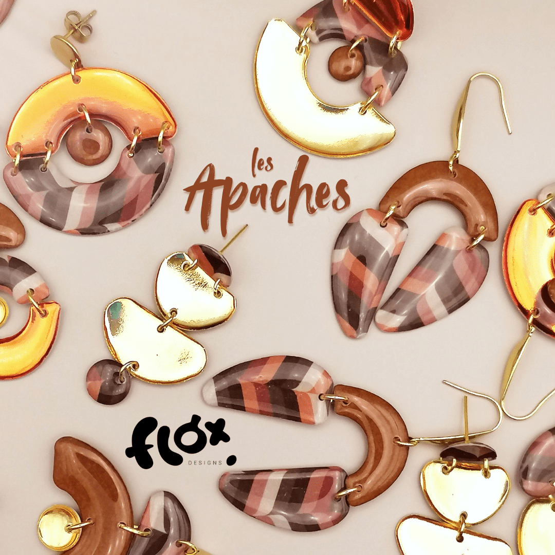 Floxdesigns - Boucles d'oreilles Les Apaches