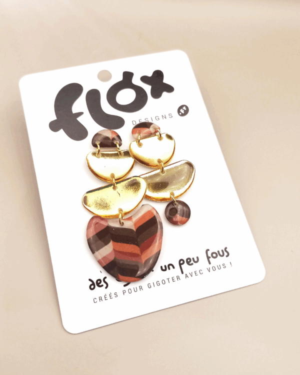 Floxdesigns - Boucles d'oreilles Les Apaches - Tekoa