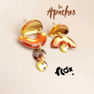 Floxdesigns - Boucles d'oreilles Les Apaches - Waya
