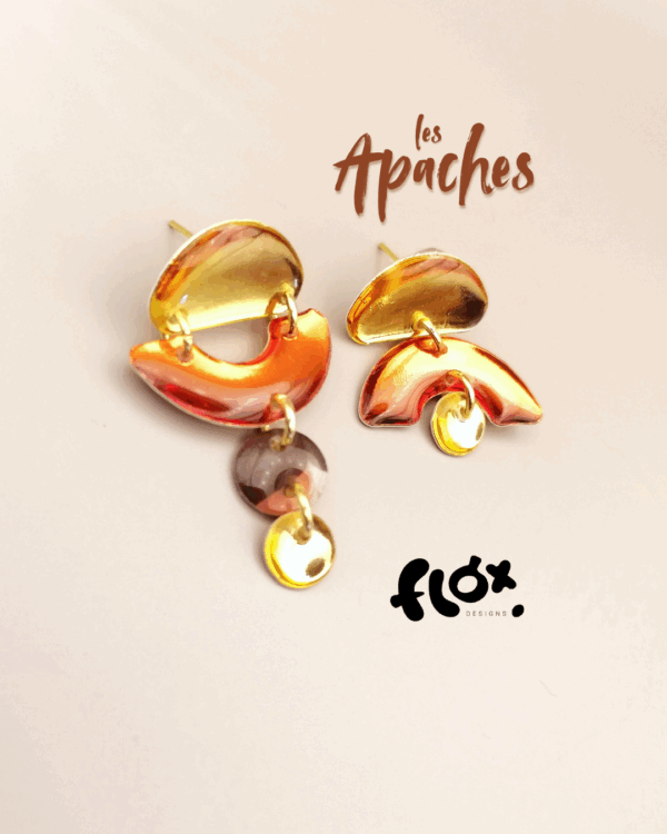 Floxdesigns - Boucles d'oreilles Les Apaches - Waya