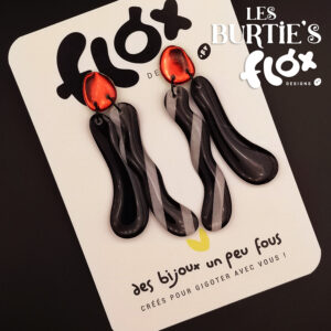 Floxdesigns - Boucles d'oreilles - Les Burtie's - Bonejangles