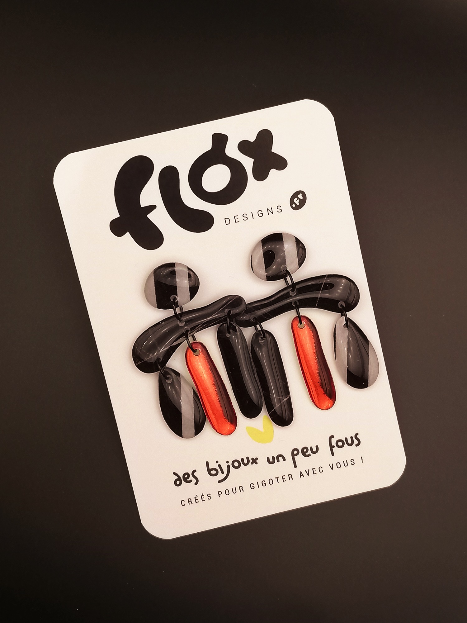 Floxdesigns - Boucles d'oreilles - Les Burtie's - Edward