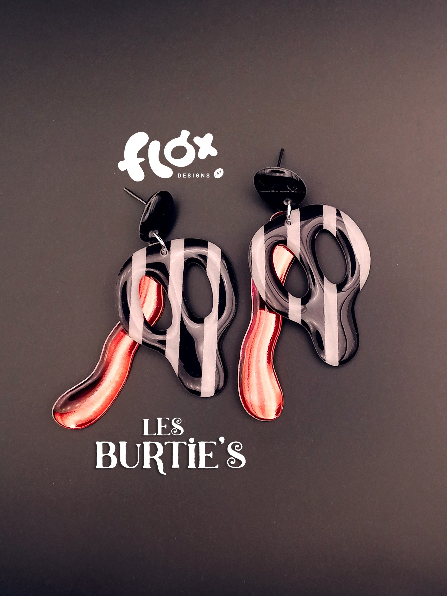 Floxdesigns - Boucles d'oreilles - Les Burtie's - Sleepy Hollow