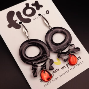Floxdesigns - Boucles d'oreilles - Les Burtie's - Sparky