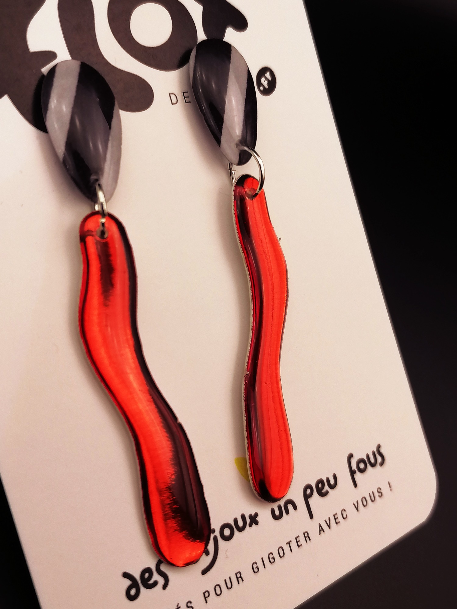 Floxdesigns - Boucles d'oreilles - Les Burtie's - Sweeney