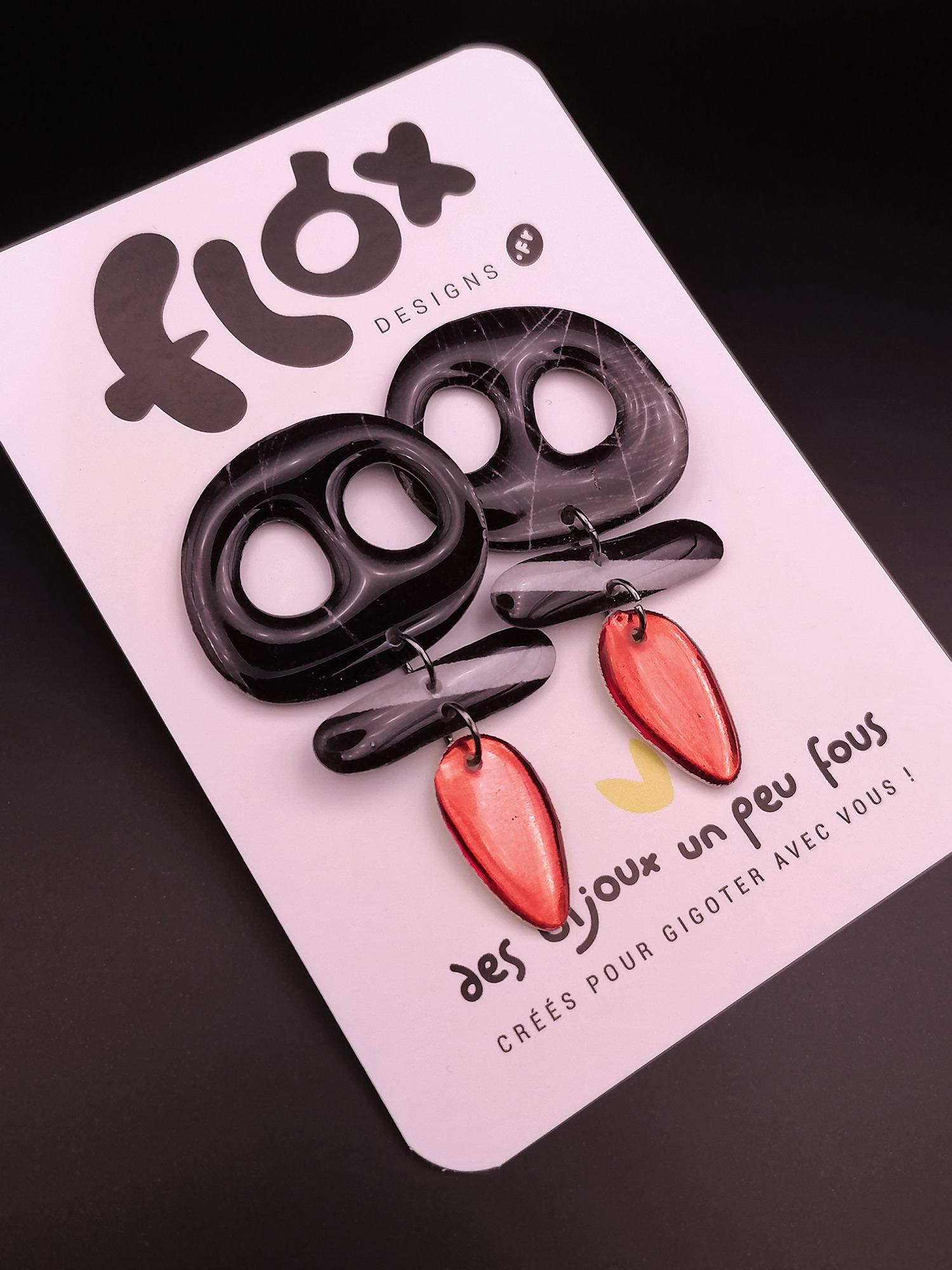 Floxdesigns - Boucles d'oreilles - Les Burtie's - Victor