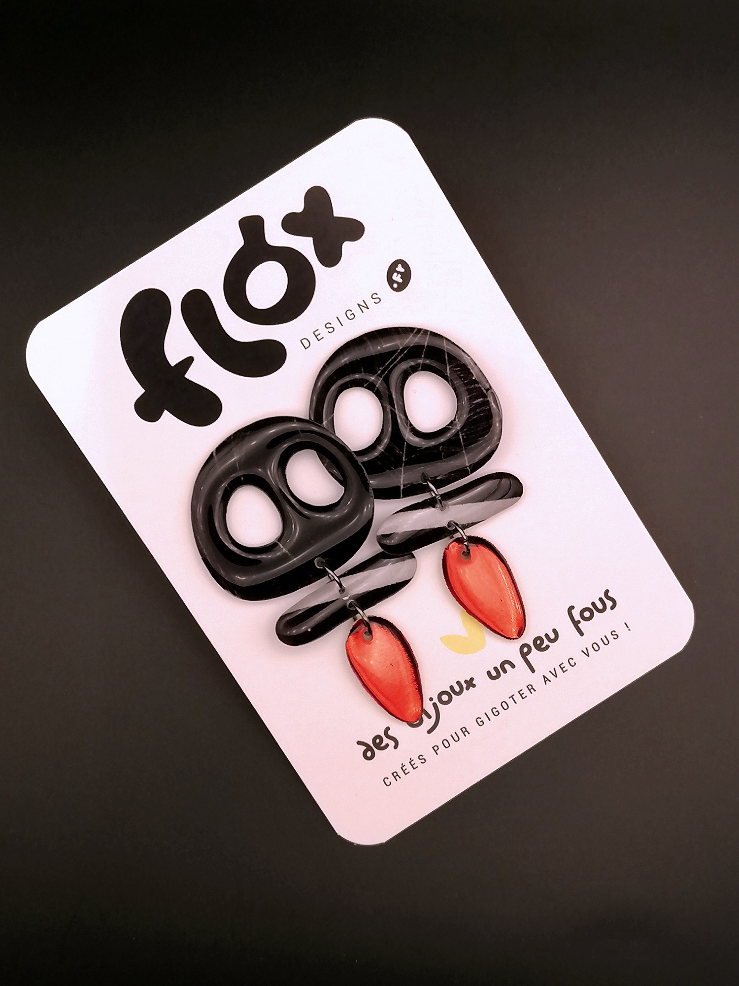 Floxdesigns - Boucles d'oreilles - Les Burtie's - Victor