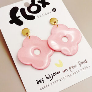 Floxdesigns - Boucles d'oreilles - Les Lutineries - Clover Barbapapa