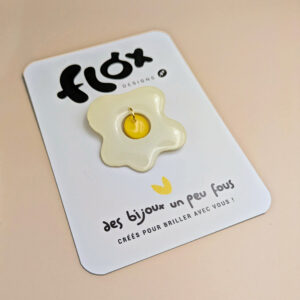 Floxdesigns - Broche Œuf au plat