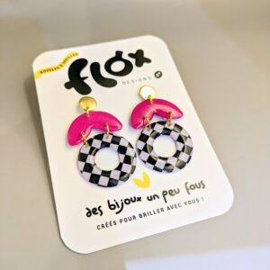 Floxdesigns - Boucles d'oreilles Monza - Lolos en Ferrari