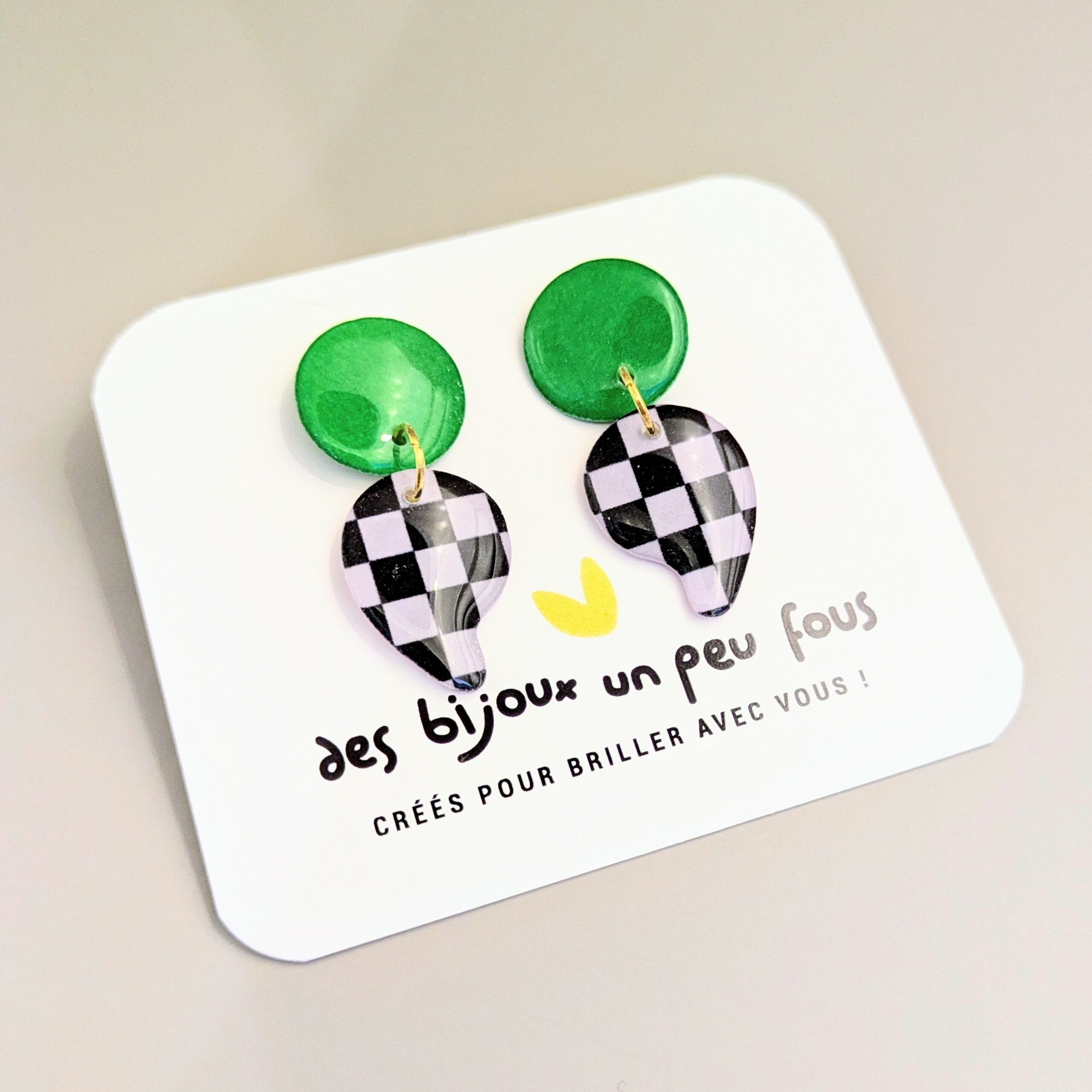 Floxdesigns - Boucles d'oreilles Billie - Lolos en Ferrari