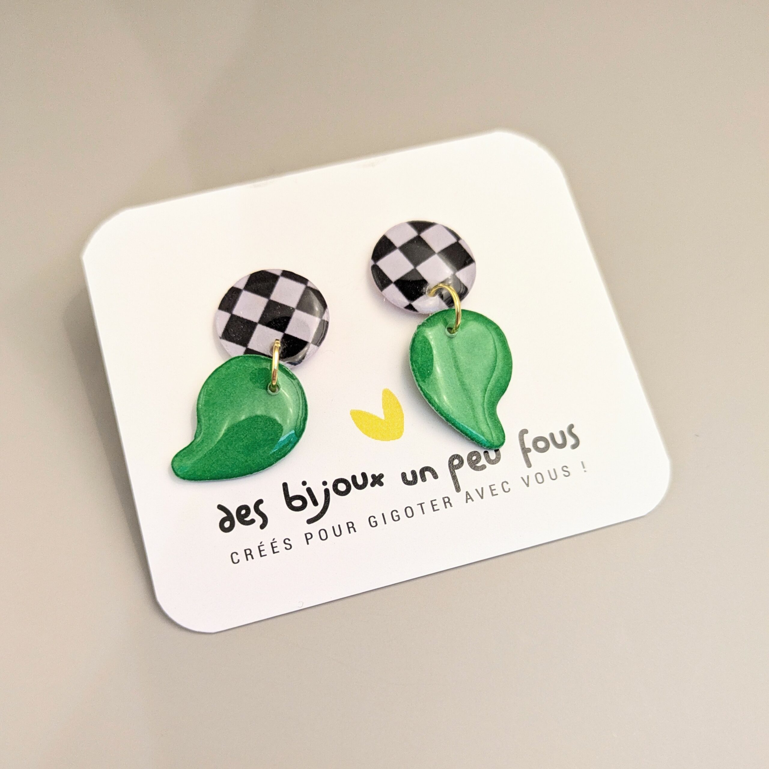 Floxdesigns - Boucles d'oreilles Billie - Lolos en Ferrari