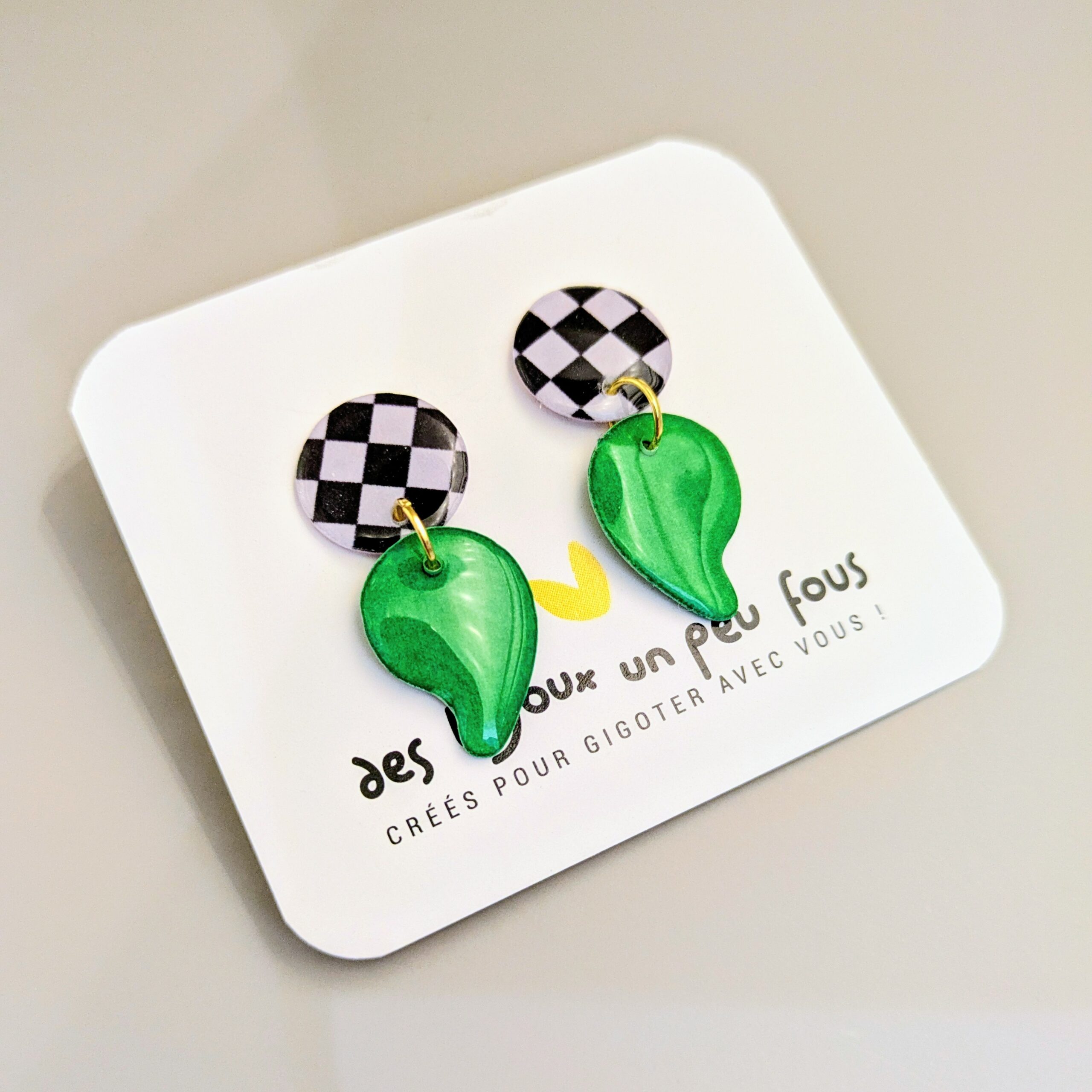 Floxdesigns - Boucles d'oreilles Billie - Lolos en Ferrari
