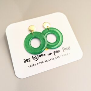 Floxdesigns - Boucles d'oreilles Romy - Lolos en Ferrari